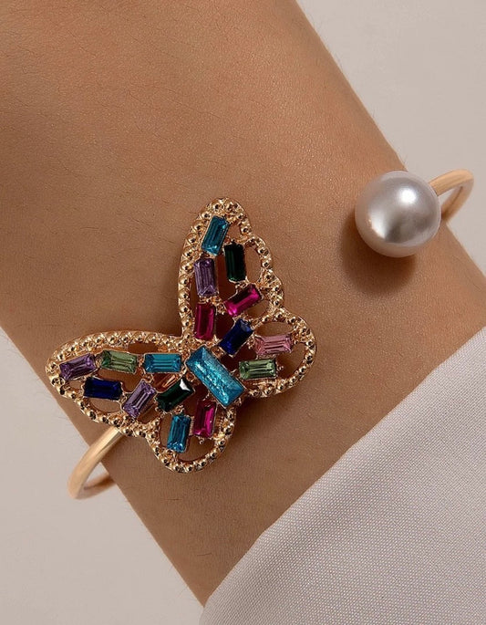 Butterfly Multi-color Adjustable Bracelet