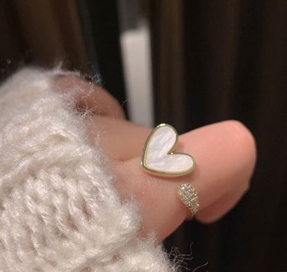 HEART AJUSTABLE RING