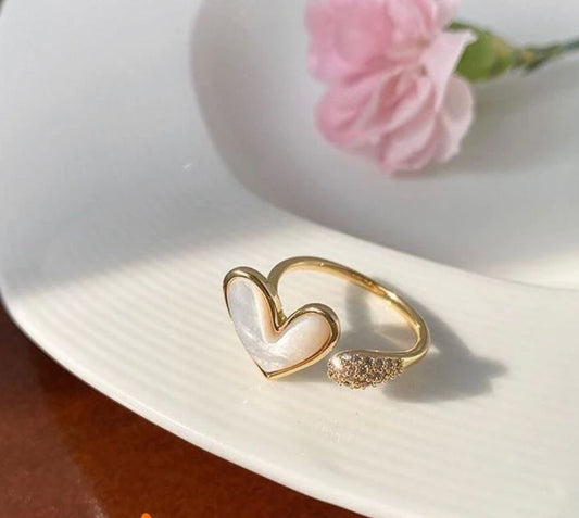 HEART AJUSTABLE RING